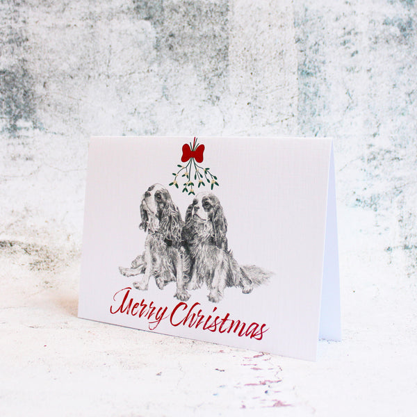 Cavalier-King-Charles-Spaniel-Personalised-Christmas-Card