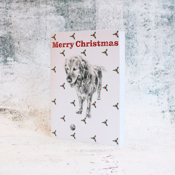 2-Golden-Retriever-Merry-Christmas-Holly-Card