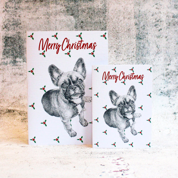 3-French-Bulldog-Merry-Christmas-Card-Holly