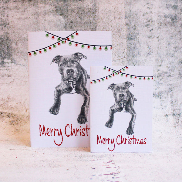 Staffordshire-Bull-Terrier-Merry-Christmas-Fairy-Lights-Card