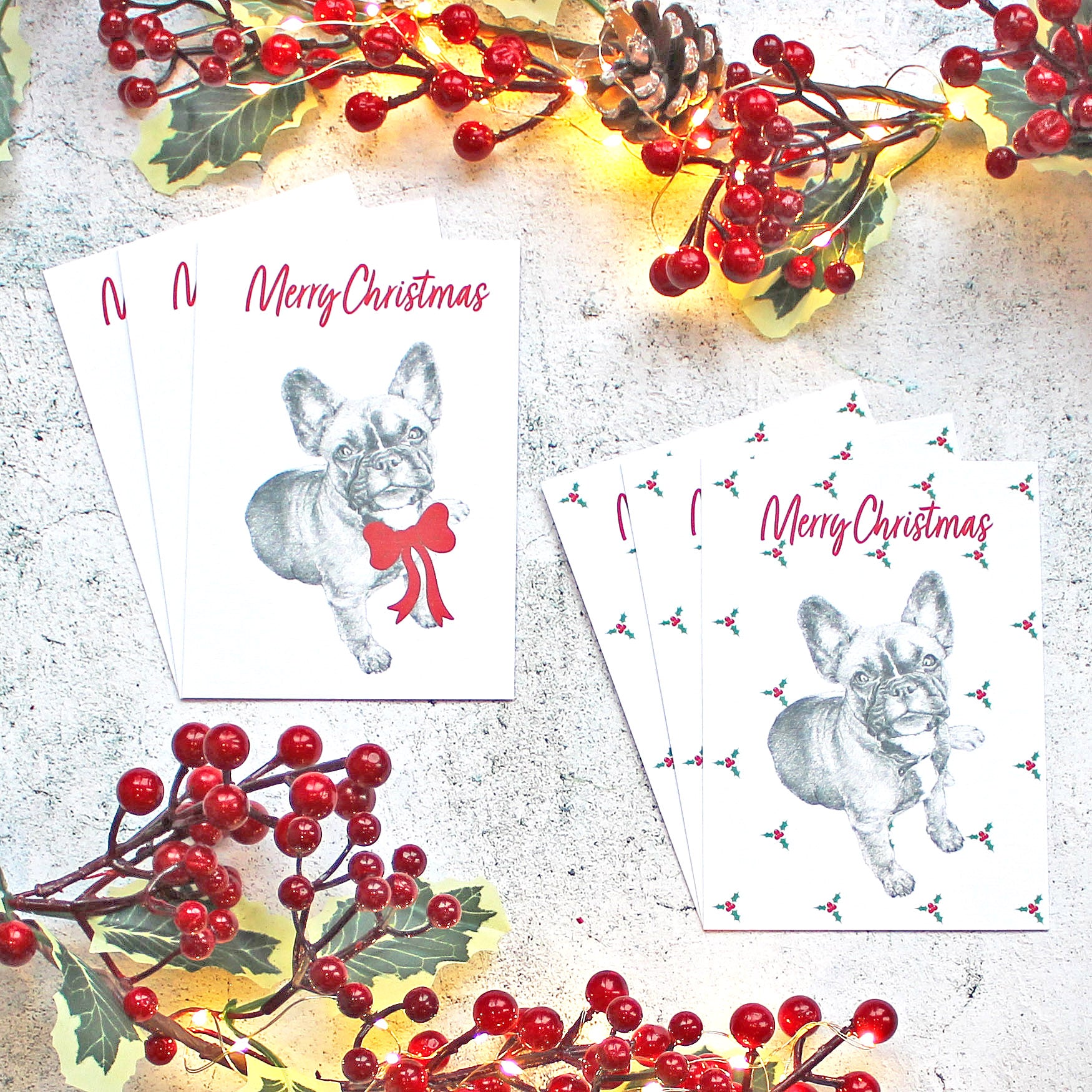 French-Bulldog-Merry-Christmas-Card-6-Multipack