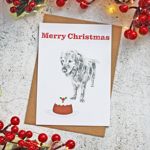 Golden-Retriever-Merry-Christmas-Christmas-Pudding-Card